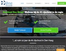 Tablet Screenshot of be-one-autorijschool.nl